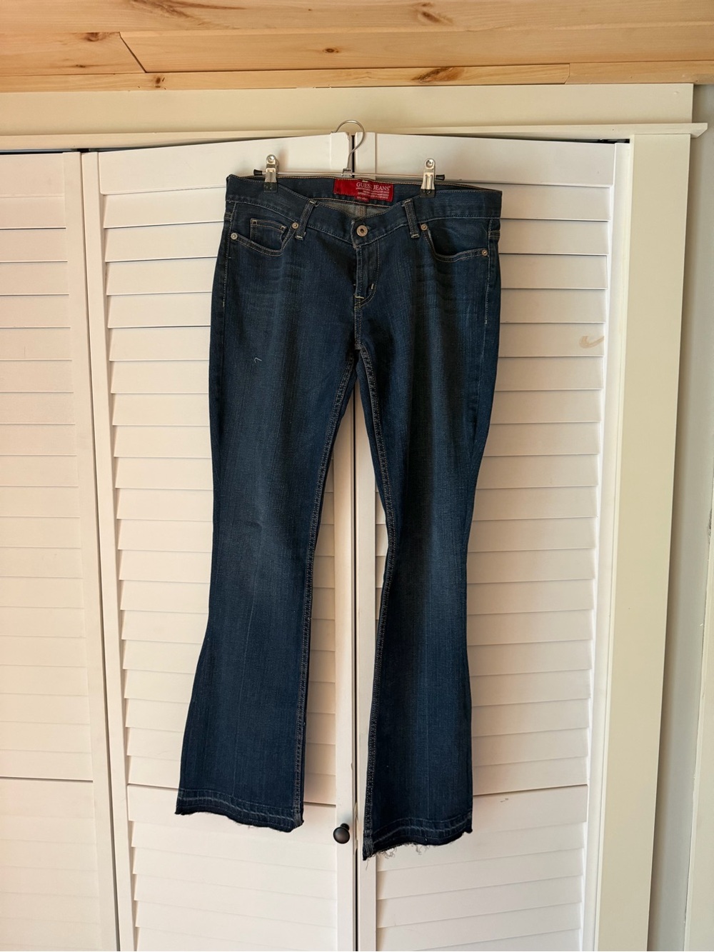 Vintage Guess Super Low Rise Bootcut Jeans